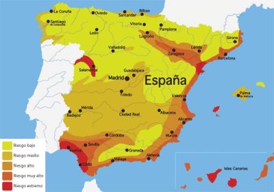 mapa filariosis España